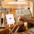 thumbnail image 5 of COMPUKAS 2 Ensembles d'Accessoires Diy Mini Toile et Chevalet pour Bureau par Enfants Design Simple, 5 of 5