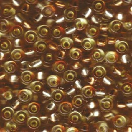 Rococo Silver-Lined Jonquil Peach Miyuki Seed Beads 5/0 05-3278-TB