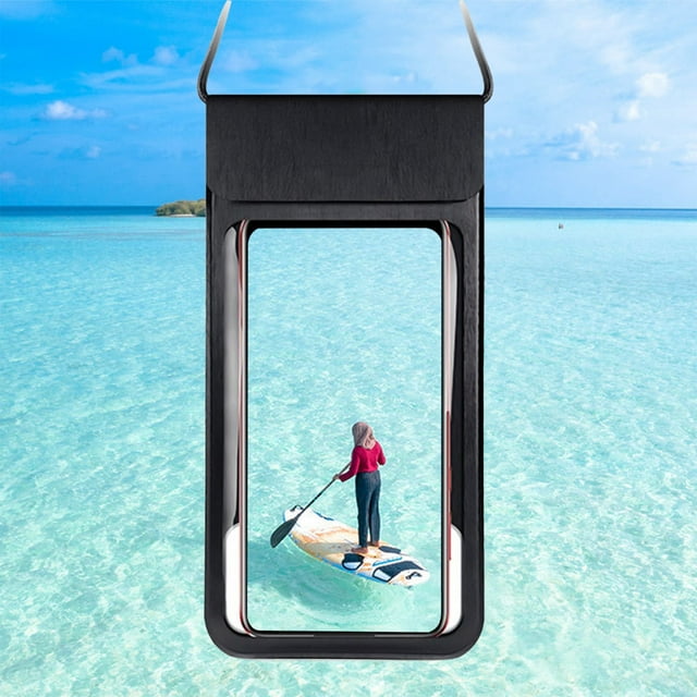 NARABB Universal Phone Pouch IPX8 Phone Case For Beach Underwater Cellphone Dry Bag With Lanyard Fits All Phones Up To 7.5IN