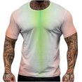thumbnail image 4 of Qiopertar Liquidation à Moins de 5$ Mode Masculine Décontractée Sports Plage Col Rond Manches Courtes T-Shirt en Liquidation Offres d'Accès Anticipé, 4 of 5