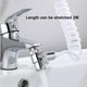 thumbnail image 5 of Bearachild Convertidor de pulverizador de boquilla de grifo de de pelo de ducha de fregadero con soporte montado en la pared adaptador de Accesorios de baño, 5 of 6