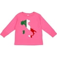 thumbnail image 3 of Inktastic Italian Map Flag Boys or Girls Long Sleeve Toddler T-Shirt, 3 of 5