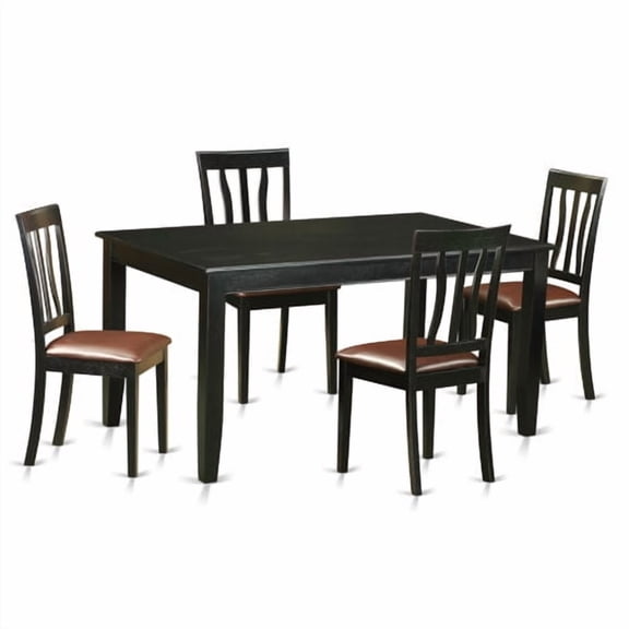 Wooden Importers Dudley 5 Piece Dining Set