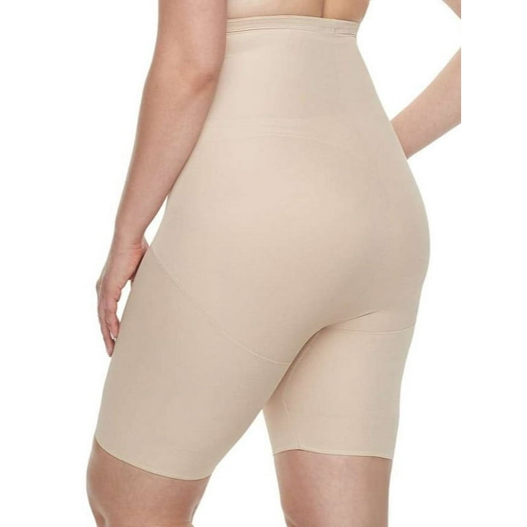 Naomi & Nicole® Plus Size Open-Bust Mid-Thigh Bodysuit 7776