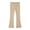 1-Beige91, variant on Tiijoy Toddler Girls High Waist Stretch Flared Pants Casual Cotton Trousers, Sizes 3-13