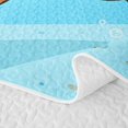 thumbnail image 5 of Erosebridal Brown Capybara Bed Spread Queen for Boys Girls, Ocean Jellyfish Sealife Queen Coverlet Set, 3pcs, 5 of 7
