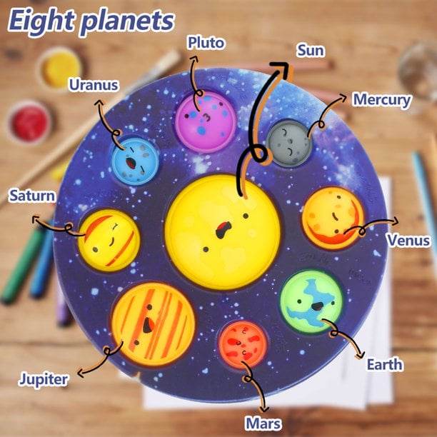Risewill for Kids Solar System Toys, Simple Dimple Fidget Toys