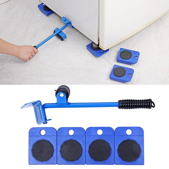 cpengpj 5-in-1 Moving Heavy Furniture Appliance Moving and Lifting System Convenient Tool