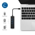 thumbnail image 4 of Cable Matters 3 Port USB C Hub with Ethernet (USB C to Ethernet Hub) - Thunderbolt 3 Port Compatible with MacBook Pro, Dell XPS 13, 15, HP Spectre x360, Surface Pro, Yoga 910 and More, 4 of 7