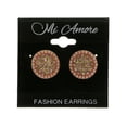 thumbnail image 3 of Mi Amore Post-Earrings Pink/Gold-Tone, 3 of 5