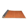 thumbnail image 2 of Ahgly Company Indoor Square Abstract Orange Modern Area Rugs, 5' Square, 2 of 4