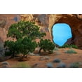 thumbnail image 2 of Jaynes Gallery 32x23 White Modern Wood Framed Museum Art Print Titled - Utah-Monument Valley Landscape with sandstone formations and trees, 2 of 4