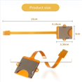 thumbnail image 4 of 2X para Kit de Tarjeta de Memoria Micro-SD TF, Cable Extensor FPC Plano Suave Macho A SD Hembra de 15 cm, 4 of 5