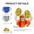 thumbnail image 3 of unbranded 12Ud Pom Poms Para Deportes Resistentes Y Reutilizables Con Colores Para Animar, 3 of 6
