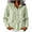 Womens Tops Long Sleeve Green, variant on Tops for Women Fall Striped Hooded Top—Long-Sleeve Button-Up Cardigan/Sun Protection Shirt Black L
