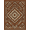Brown Ivory Tan, Pattern 1, variant on ODIKA 8'x10' Washable Area Rug Non-Shedding, Easy Care, Symmetry Abstract Inspired Patches Border Spotted Southwestern Refined for King Size Bedroom Under Bed, Master Suite