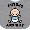 thumbnail image 4 of Inktastic Future Actuary Boys Baby Bib, 4 of 4