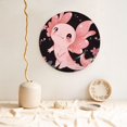 thumbnail image 5 of Cauagu Cute Axolotl Sakura Blossoms A Print Bone China Decorative Plate, Wall Mount Plate Holiday Decor Decorative Ceramic Plates with Stand Elegant Household Plates Decorative-10in, 5 of 6