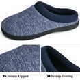 thumbnail image 4 of LORDFON Mens House Slipper Memory Foam Warm Winter Indoor Slippers for Men with Non Slip Sole, 4 of 7