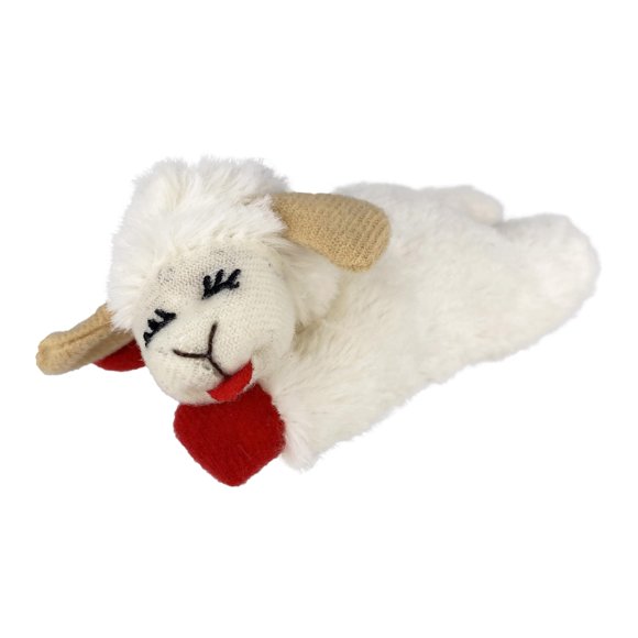 Peluche para gatos con múltiples mascotas, chuleta de cordero con hierba gatera, 10 cm