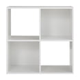 thumbnail image 2 of Mainstays 4 Cube Storage Organizer, White, 2 of 7