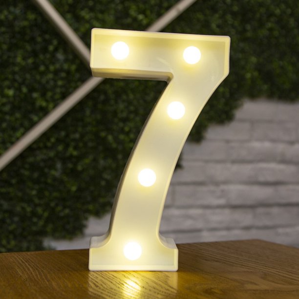 Alfabeto letra LED luces luminosas número lámpara decoración batería luz de noche para el hogar boda cumpleaños Navidad fiesta Decoración Deng Xun unisex