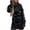 Black, variant on Umfun Women's Cozy Turtleneck Knit Sweater Dress with Adjustable Waist Tie - Warm Fall Winter Pullover for Casual Weekend Outings and Vacation Travel