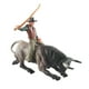 thumbnail image 2 of Figuras de tauromaquia escultura de equitación decoración de habitación coleccionable vaquero occidental juguete educativo Animal ganado estatua regal Tresillo, 2 of 8