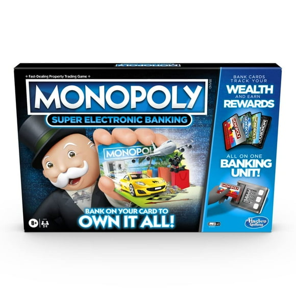 Juego de mesa Monopoly Ultimate Rewards Cashless Electronic