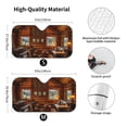 thumbnail image 3 of Disketp Windshield Sun Shade, Car Sun Shade For Front Window Log Cabin Inside Sunshades Sun Visor Protector Blocks Uv Rays Foldable, 3 of 9