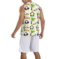 thumbnail image 2 of Naloa Penguins On The Beach Basketball Jersey Reversible Men's Mesh Athletic Sports Shirts Training Practice S-4XLMedium, 2 of 6