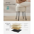 thumbnail image 3 of Taburete SONGMICS ULOM002W01 con almacenamiento, color crema y blanco, 3 of 7