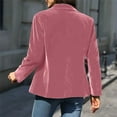 thumbnail image 4 of ZJXFGS Fitted Blazers For Women,Oversized Blazers For Women,Blazers For Women Business Casual,Jackets For Women,Sweatshirt Blazer Women,Blazers For Women,Business Casual Outfits For Women,Pink,XL, 4 of 7