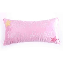 Levtex Home - Marina - Kids Decorative Pillow (12x24in.) - Make a Wish - Pink, Yellow, and White
