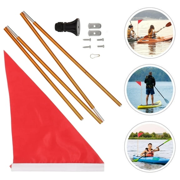 UPGRATOR Boat Flag Kits 1Pcs Multi-Colored for Boating and Fishing 47.16X11.79X1.73in