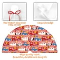 thumbnail image 4 of Sikiie Cartoon with Traffic Elements 30-48 inches {designName} Print Christmas Tree Skirt Snowman Xmas Tree Skirt with Edge Christmas Decorations for Holiday Party48", 4 of 7