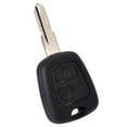 thumbnail image 3 of Clé, Télécommande Découpée 2 Boutons Étui Clé pour, Télécommande Sans Clé, pour Clé de Voiture 206 Hommes, 3 of 8