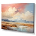 thumbnail image 2 of Designart "Tranquil Pastel Plains" Minimalism Canvas Art Print, 2 of 7