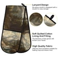 thumbnail image 2 of Yayeee Double Oven Mitt Kitchen Heat Resistant Baking 35" x7" Quilted Glove, Snow Mountains, 2 of 6