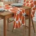 thumbnail image 2 of Table Runner Dresser Scarves 72 Inch Long, Watercolor Orange Poppy Flowers Linen Dining Table Runners Abstract Garden Floral Art Tabletop Scarf for Wedding Holiday Party Kitchen, 2 of 7