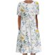 thumbnail image 1 of Vestidos estampados florales plegables de manga corta con cuello redondo informal de verano para mujer Fridja bnh3036, 1 of 8