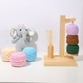 thumbnail image 6 of Yarn Holder for Crocheting,Wooden Yarn Holder for Crocheting and Knitting with Phone Stand,Crochet Hook Storage,Magnetic Yarn Ball Holder Spinner,Gift for Crochet Lovers,Crochet Yarn Holder, 6 of 6