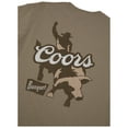 thumbnail image 3 of Coors Banquet Rodeo Bull Rider Front and Back Print T-Shirt-Medium, 3 of 5