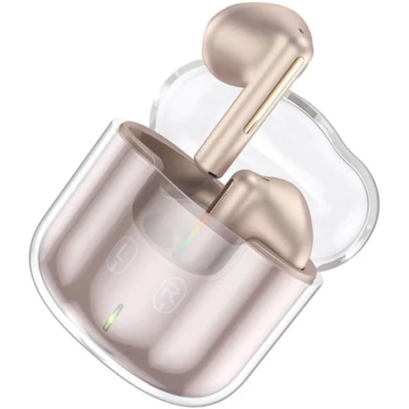 Audífonos Bluetooth Manos Libres 5.3 E30 Fralugio Audio Hifi Dorado Sport