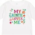 thumbnail image 4 of Inktastic My Auntie Loves Me Girls Girls Long Sleeve Toddler T-Shirt, 4 of 5