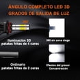 thumbnail image 5 of For Chevy Silverado 1500 2007-2015 Hi/Lo Beam 4x Combo LED Headlight Kit Bulbs, 5 of 11