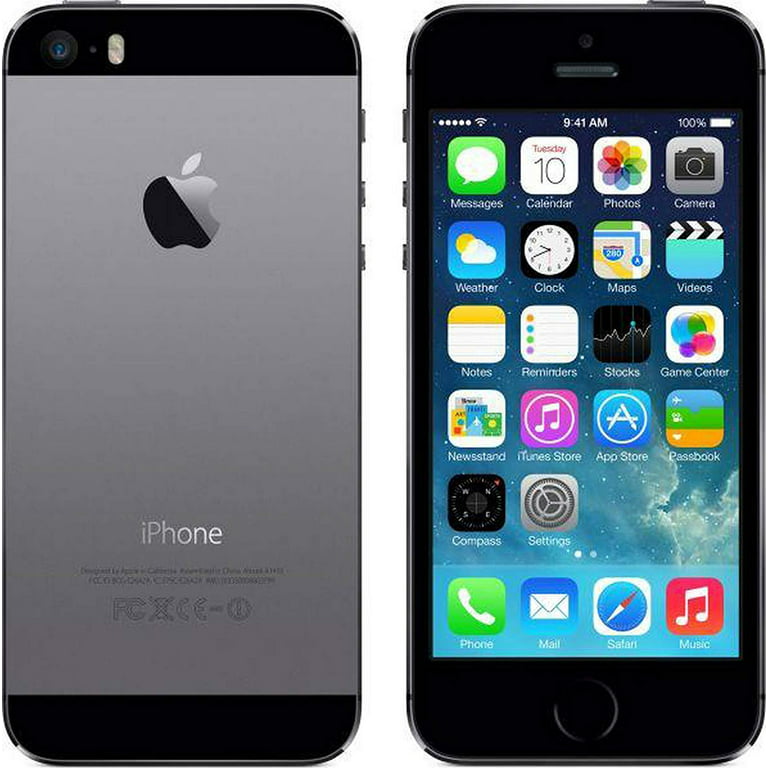iPhone 5s 64GB Gray (Unlocked) Used - Walmart.com