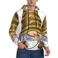 thumbnail image 2 of Wukai Fishing Gnome Fisherman Print Men Hoodies Fleece Sweatshirts Long Sleeve Sweaters Pullover Fall Outfits Winter Clothes-3X-Large, 2 of 7