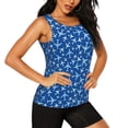 thumbnail image 2 of Easygdp Airplanes in the Sky Women's Workout Tank Top, Running Top, Hiking Shirt, Quick-Dry for Running, Yoga, Hiking - Large, 2 of 9