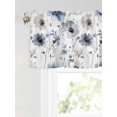 thumbnail image 6 of Valances for Windows Spring Floral Rod Pocket Cafe Window Treatments Valance Curtains for Kitchen Bathroom Laundry Basement Windows 54"x18", 6 of 9
